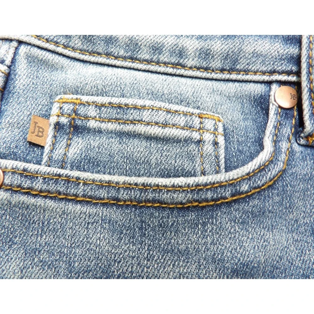 Judy Blue Bootcut Jeans Women 7/28 Short Blue Denim Stretch Tummy Control Flared
